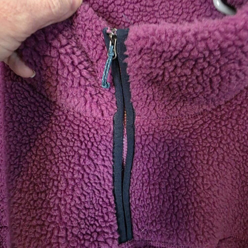 Euc Eddie Bauer Super Soft & Fuzzy Quarter Zip Sw… - image 5